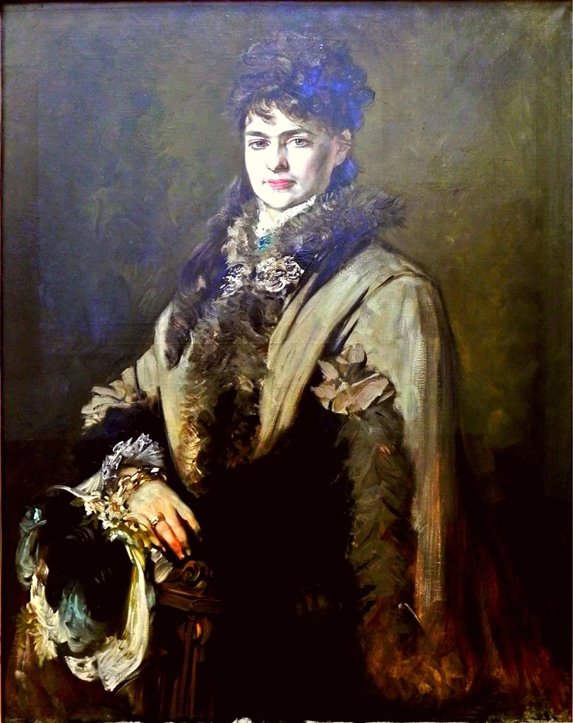 Ritratto della moglie di Munkácsy - Niedersächsisches Landesmuseum Hannover
